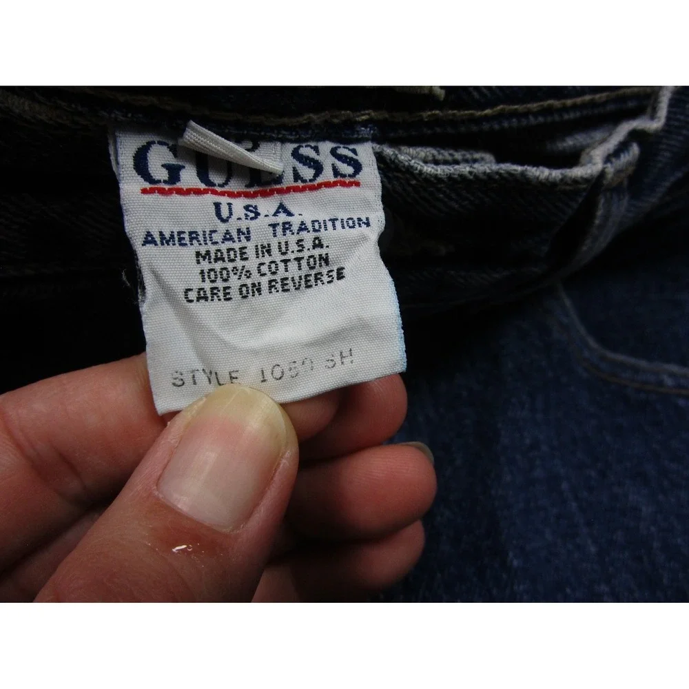Vintage 90s Guess Georges Marciano Jeans Womens (30x27) High Rise Tapered‎ USA